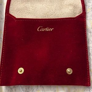 Authentic Cartier storage pouch - new!